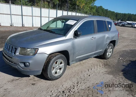 2014 Jeep Compass Sport из США, поврежденный, VIN 1C4NJCBA4ED843578